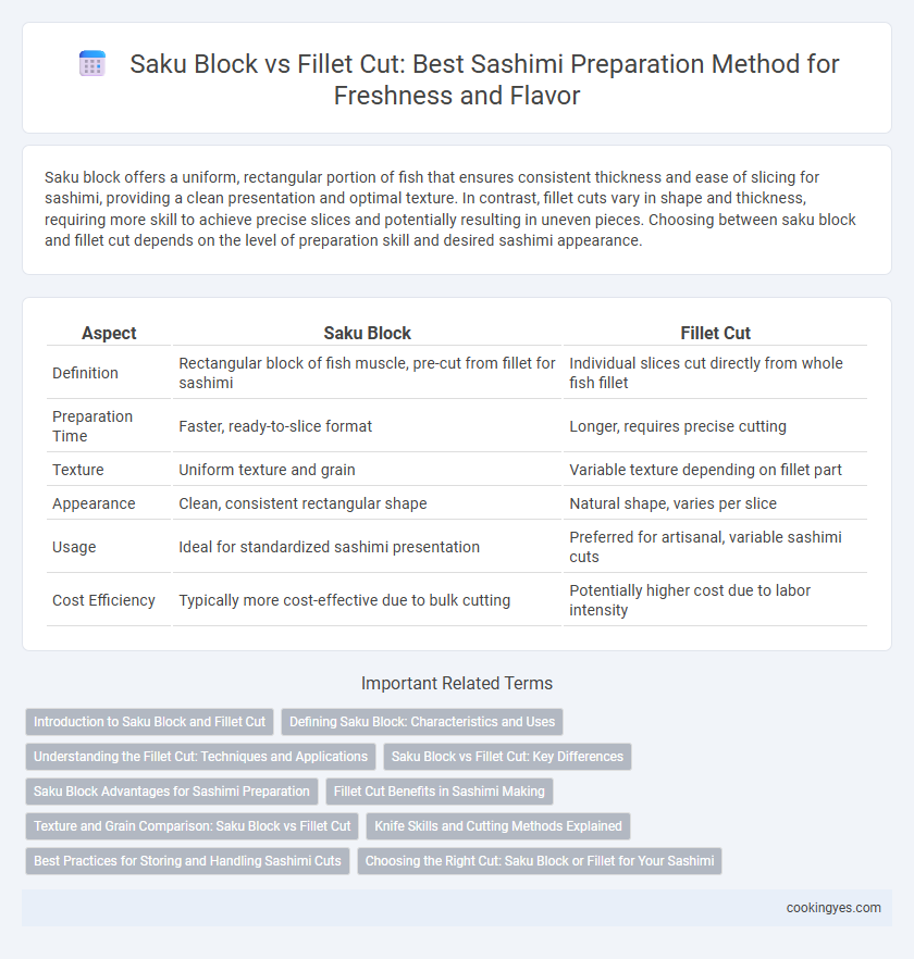 Saku Block vs Fillet Cut: Best Sashimi Preparation Method for Freshness and Flavor
