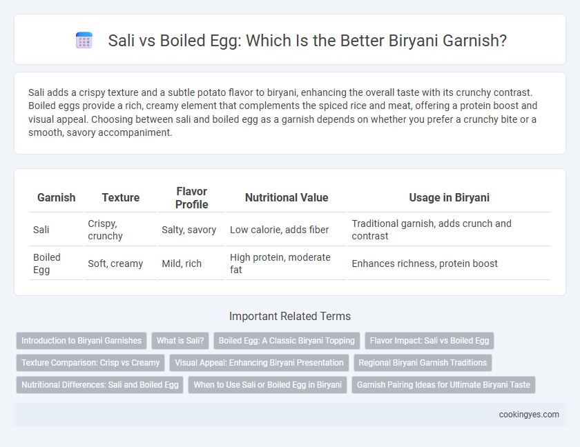 Sali vs Boiled Egg: Which Is the Better Biryani Garnish?