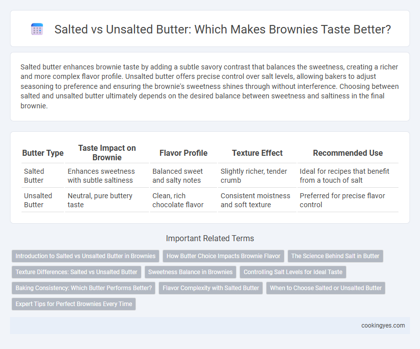 Salted vs Unsalted Butter: Which Makes Brownies Taste Better?