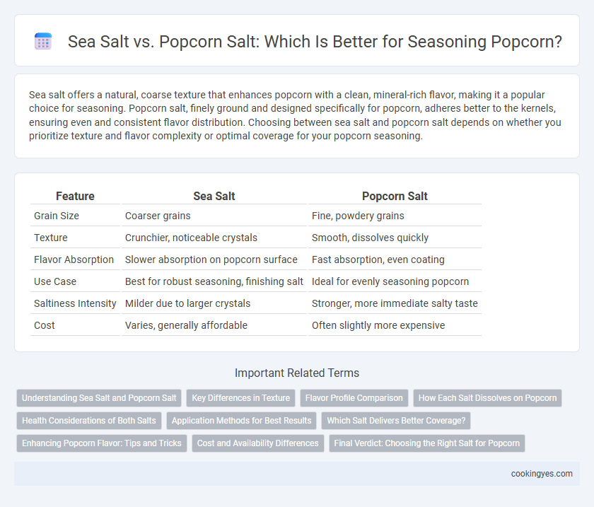 Sea Salt vs. Popcorn Salt: Which Is Better for Seasoning Popcorn?