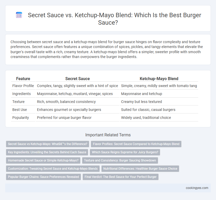 Secret Sauce vs. Ketchup-Mayo Blend: Which Is the Best Burger Sauce?