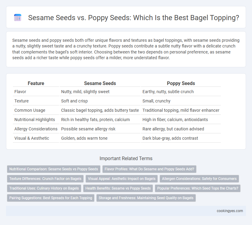 Sesame Seeds vs. Poppy Seeds: Which Is the Best Bagel Topping?