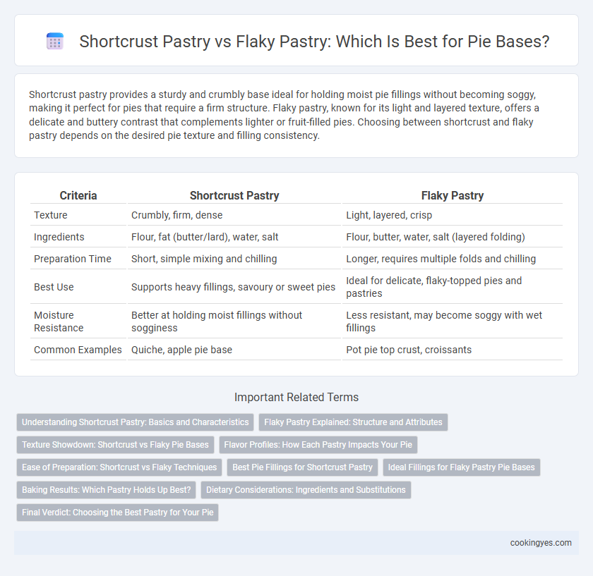 Shortcrust Pastry vs Flaky Pastry: Which Is Best for Pie Bases?