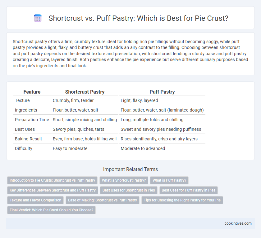 Shortcrust vs. Puff Pastry: Which is Best for Pie Crust?