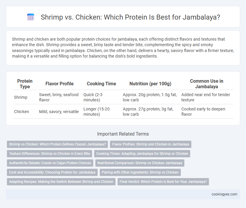 Shrimp vs. Chicken: Which Protein Is Best for Jambalaya?