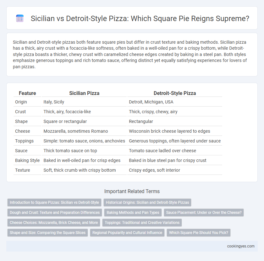 Sicilian vs Detroit-Style Pizza: Which Square Pie Reigns Supreme?