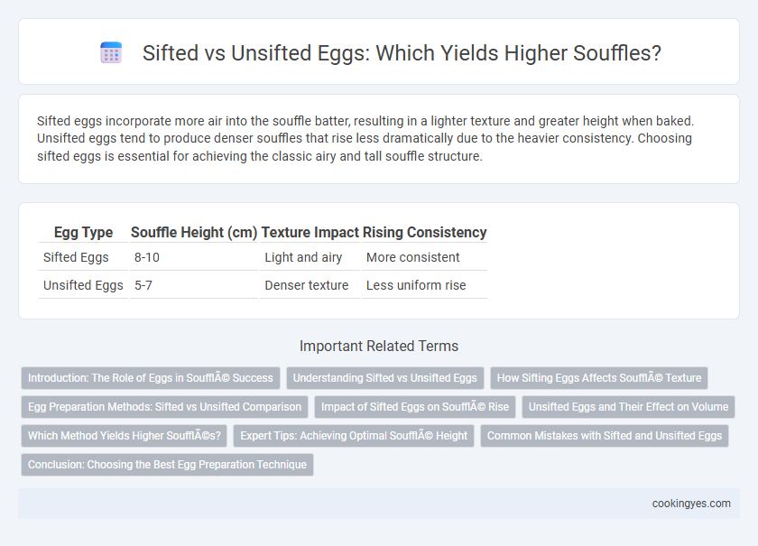 Sifted vs Unsifted Eggs: Which Yields Higher Souffles?