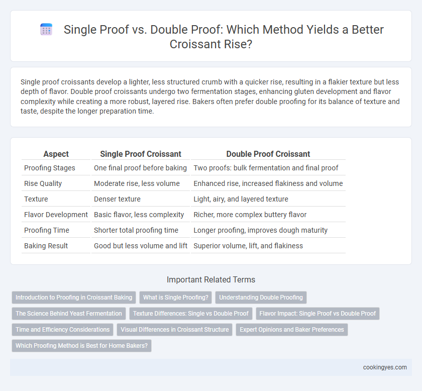 Single Proof vs. Double Proof: Which Method Yields a Better Croissant Rise?