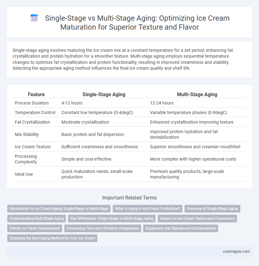 Single-Stage vs Multi-Stage Aging: Optimizing Ice Cream Maturation for Superior Texture and Flavor