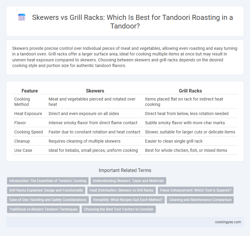 Skewers vs Grill Racks: Which Is Best for Tandoori Roasting in a Tandoor?