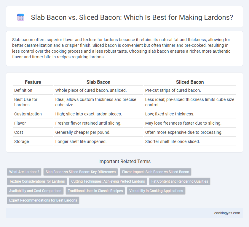 Slab Bacon vs. Sliced Bacon: Which Is Best for Making Lardons?