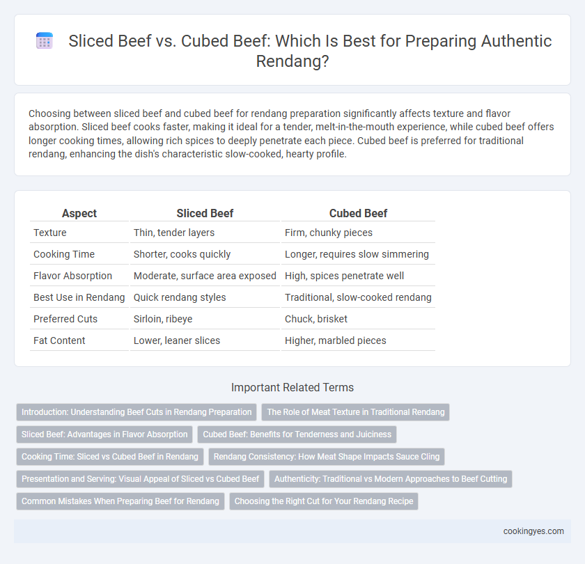 Sliced Beef vs. Cubed Beef: Which Is Best for Preparing Authentic Rendang?