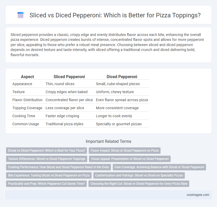 Sliced vs Diced Pepperoni: Which is Better for Pizza Toppings?