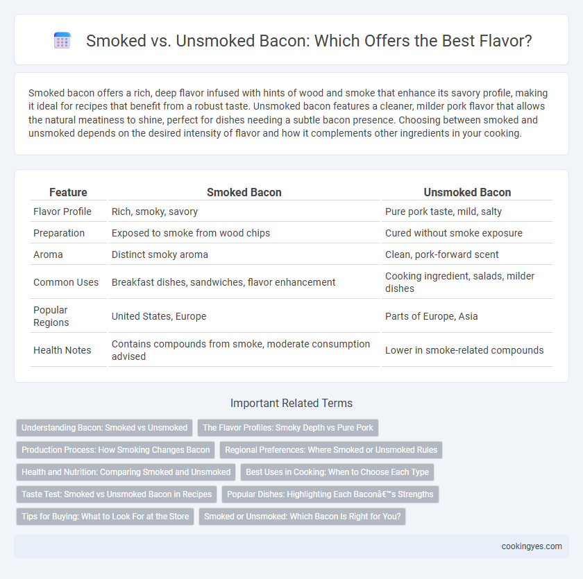 Smoked vs. Unsmoked Bacon: Which Offers the Best Flavor?
