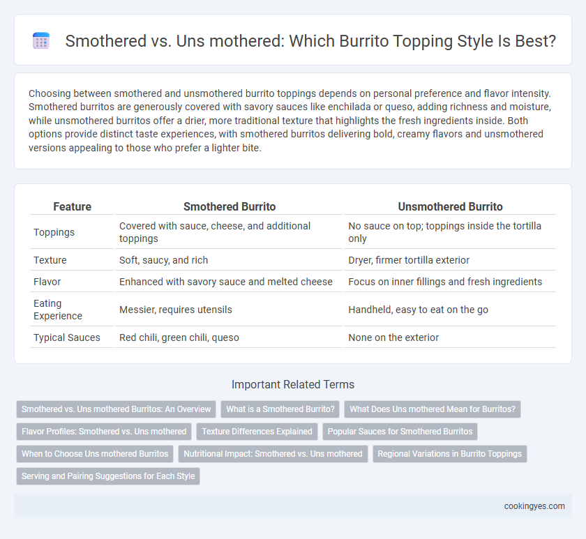 Smothered vs. Uns mothered: Which Burrito Topping Style Is Best?