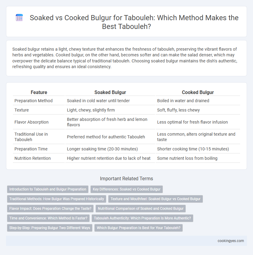 Soaked vs Cooked Bulgur for Tabouleh: Which Method Makes the Best Tabouleh?