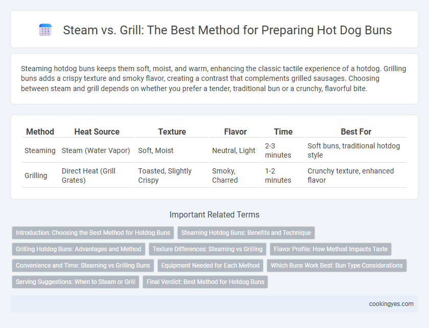 Steam vs. Grill: The Best Method for Preparing Hot Dog Buns