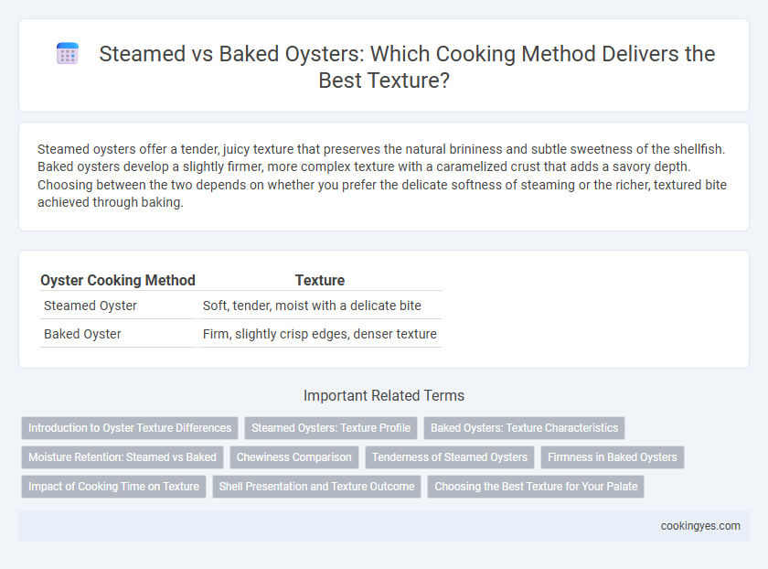 Steamed vs Baked Oysters: Which Cooking Method Delivers the Best Texture?