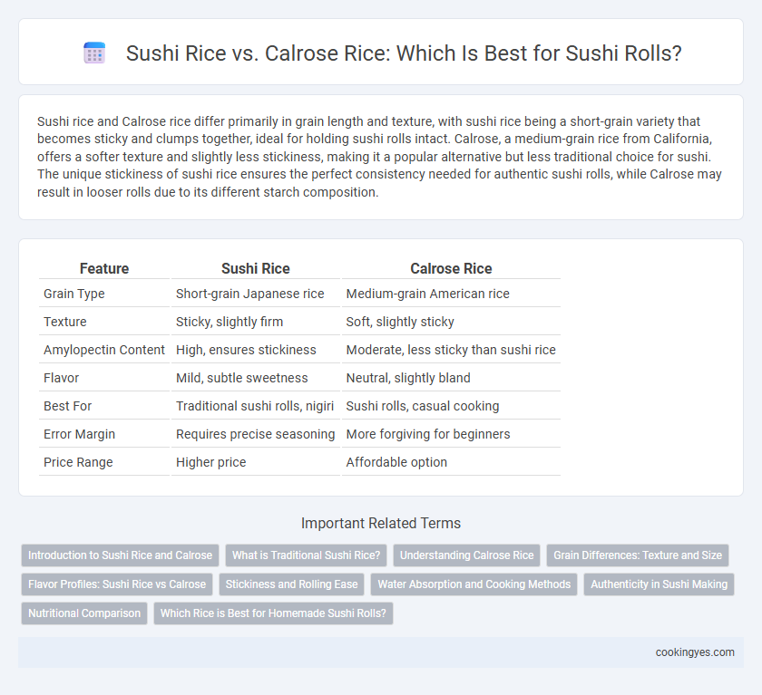 Sushi Rice vs. Calrose Rice: Which Is Best for Sushi Rolls?