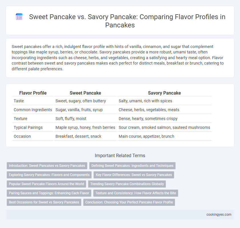 Sweet Pancake vs. Savory Pancake: Comparing Flavor Profiles in Pancakes
