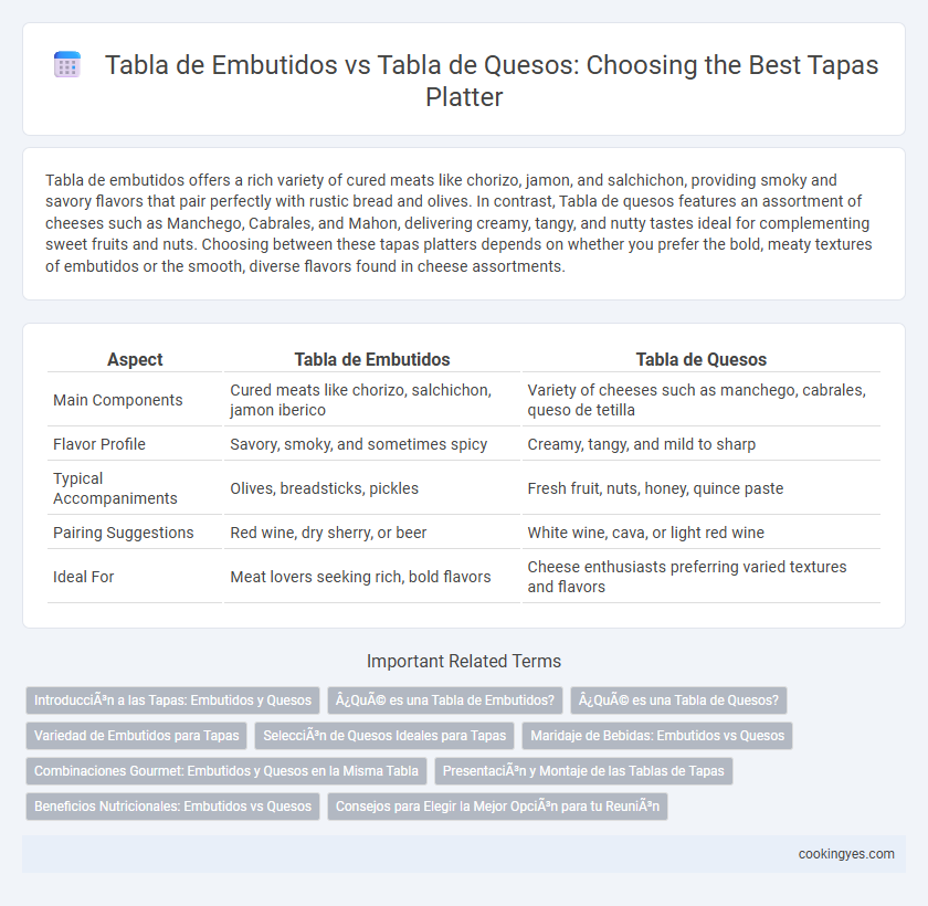 Tabla de Embutidos vs Tabla de Quesos: Choosing the Best Tapas Platter