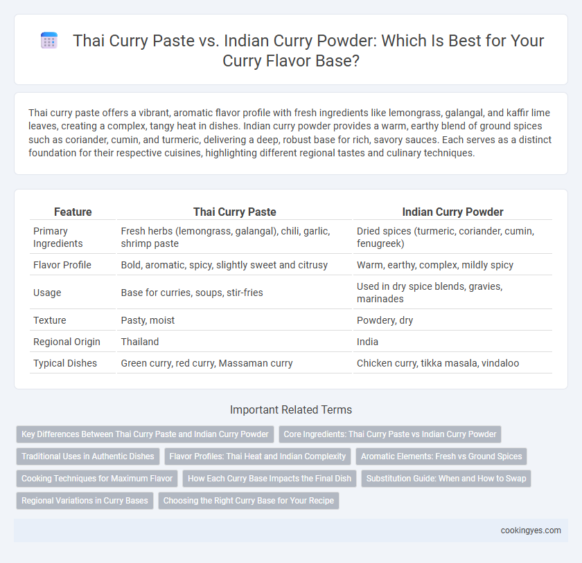 Thai Curry Paste vs. Indian Curry Powder: Which Is Best for Your Curry Flavor Base?