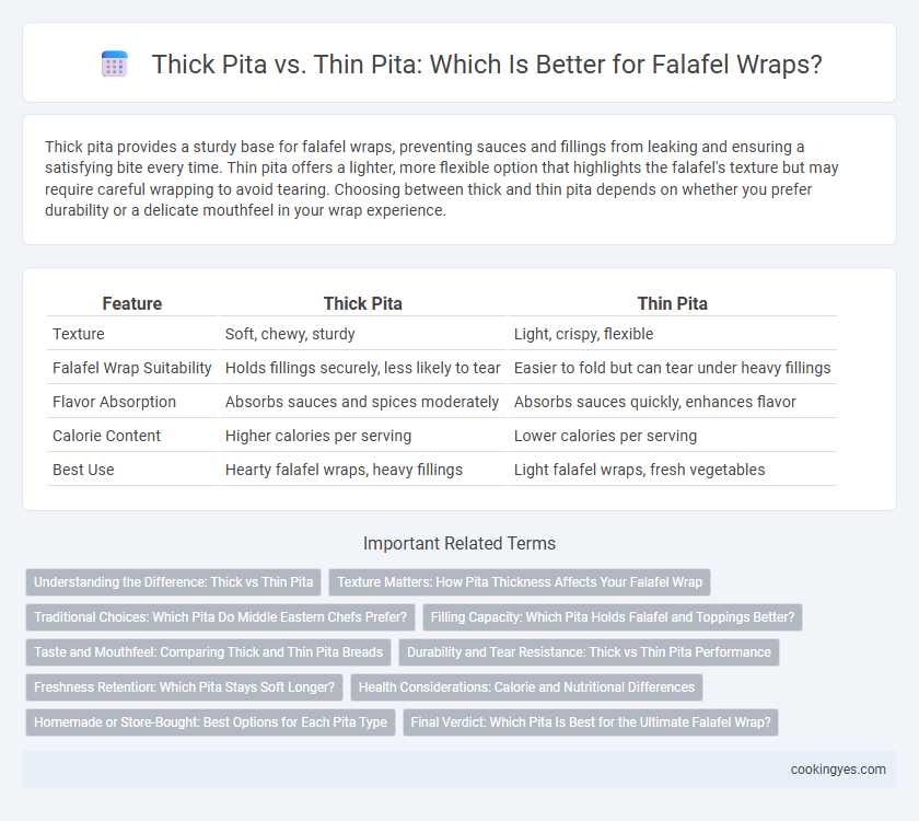 Thick Pita vs. Thin Pita: Which Is Better for Falafel Wraps?