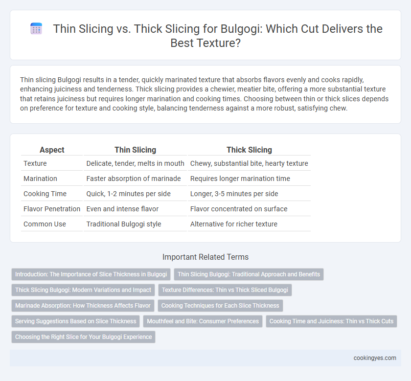 Thin Slicing vs. Thick Slicing for Bulgogi: Which Cut Delivers the Best Texture?