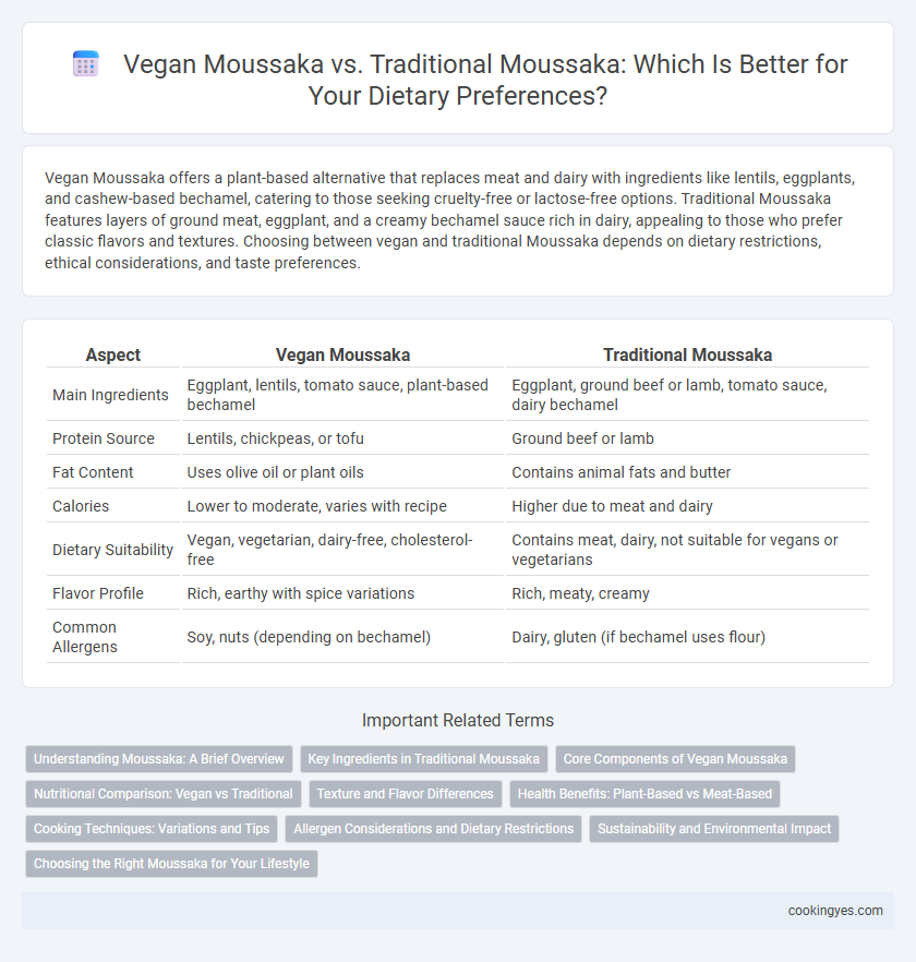 Vegan Moussaka vs. Traditional Moussaka: Which Is Better for Your Dietary Preferences?