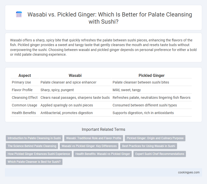 Wasabi vs. Pickled Ginger: Which Is Better for Palate Cleansing with Sushi?