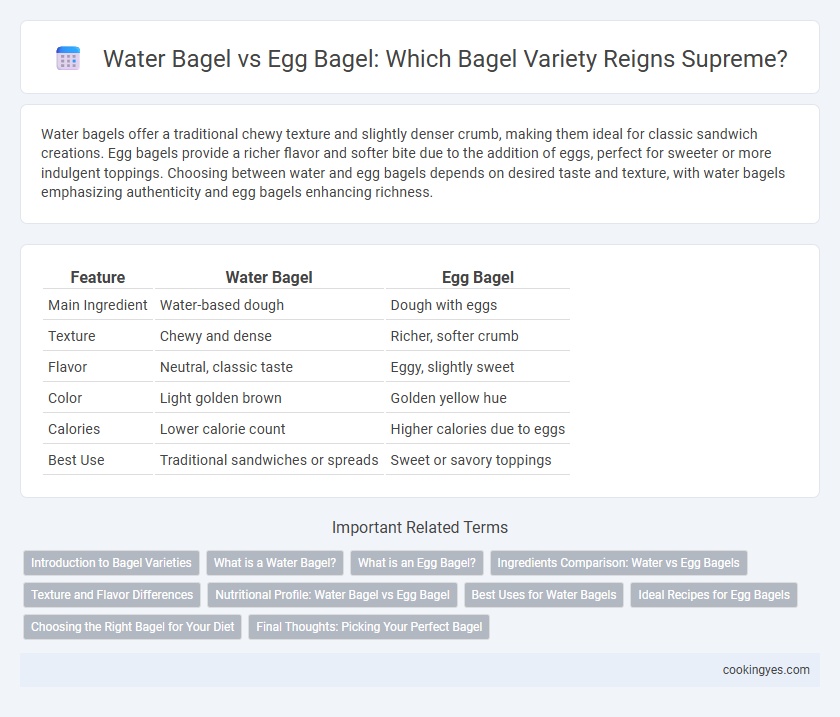 Water Bagel vs Egg Bagel: Which Bagel Variety Reigns Supreme?