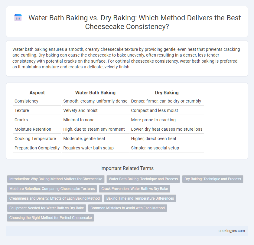 Water Bath Baking vs. Dry Baking: Which Method Delivers the Best Cheesecake Consistency?