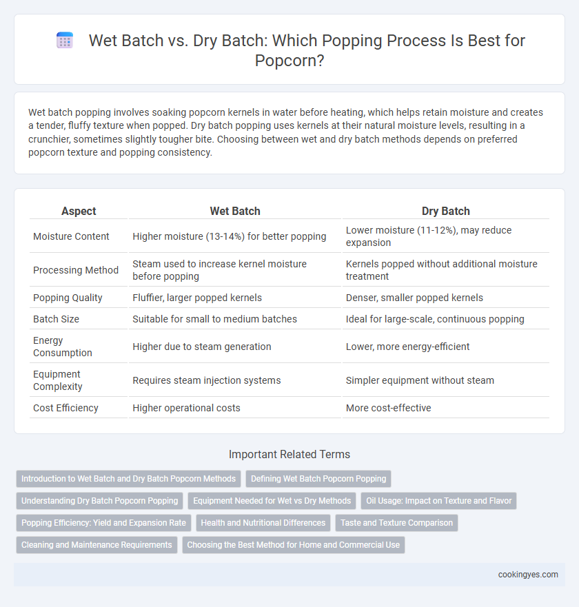 Wet Batch vs. Dry Batch: Which Popping Process Is Best for Popcorn?