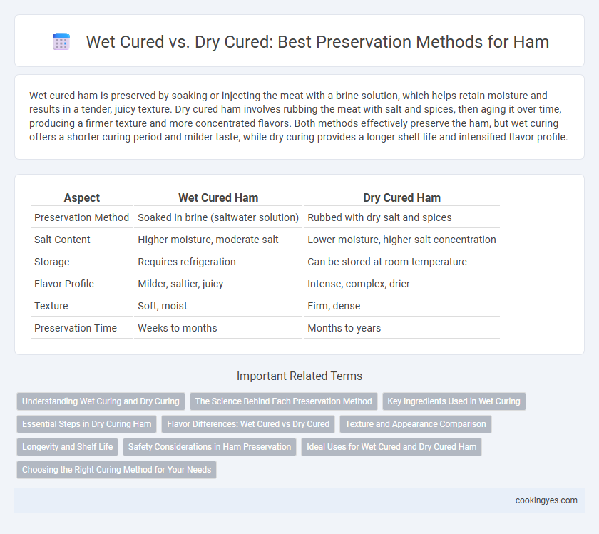 Wet Cured vs. Dry Cured: Best Preservation Methods for Ham