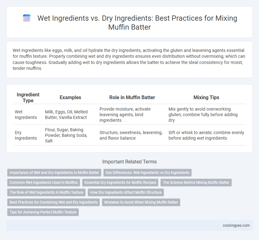 Wet Ingredients vs. Dry Ingredients: Best Practices for Mixing Muffin Batter