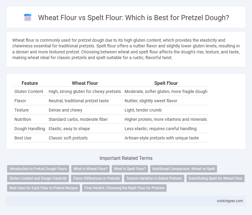 Wheat Flour vs Spelt Flour: Which is Best for Pretzel Dough?