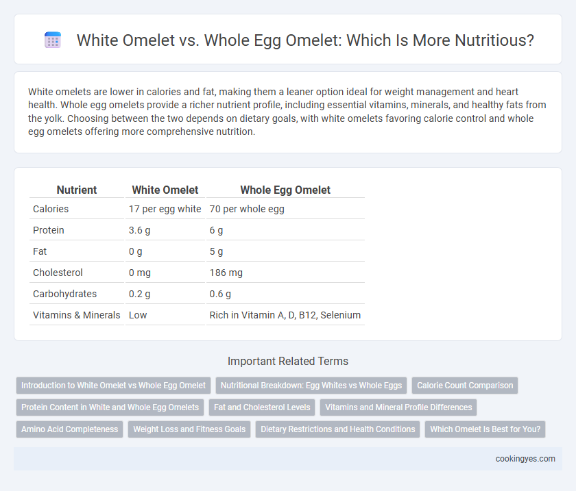 White Omelet vs. Whole Egg Omelet: Which Is More Nutritious?