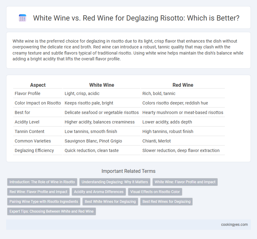 White Wine vs. Red Wine for Deglazing Risotto: Which is Better?
