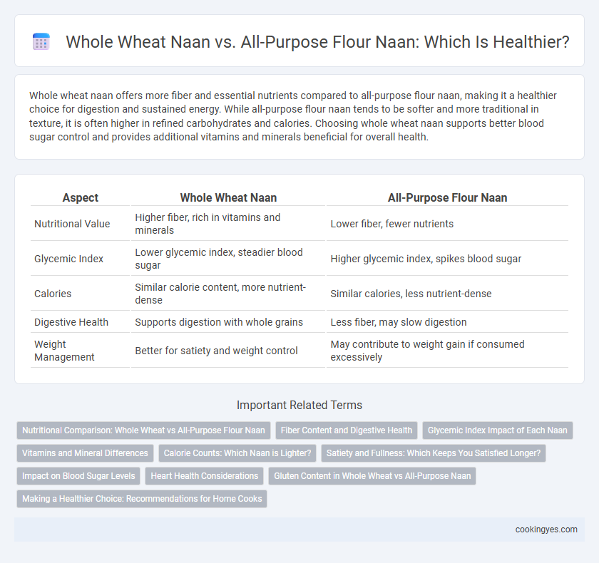 Whole Wheat Naan vs. All-Purpose Flour Naan: Which Is Healthier?