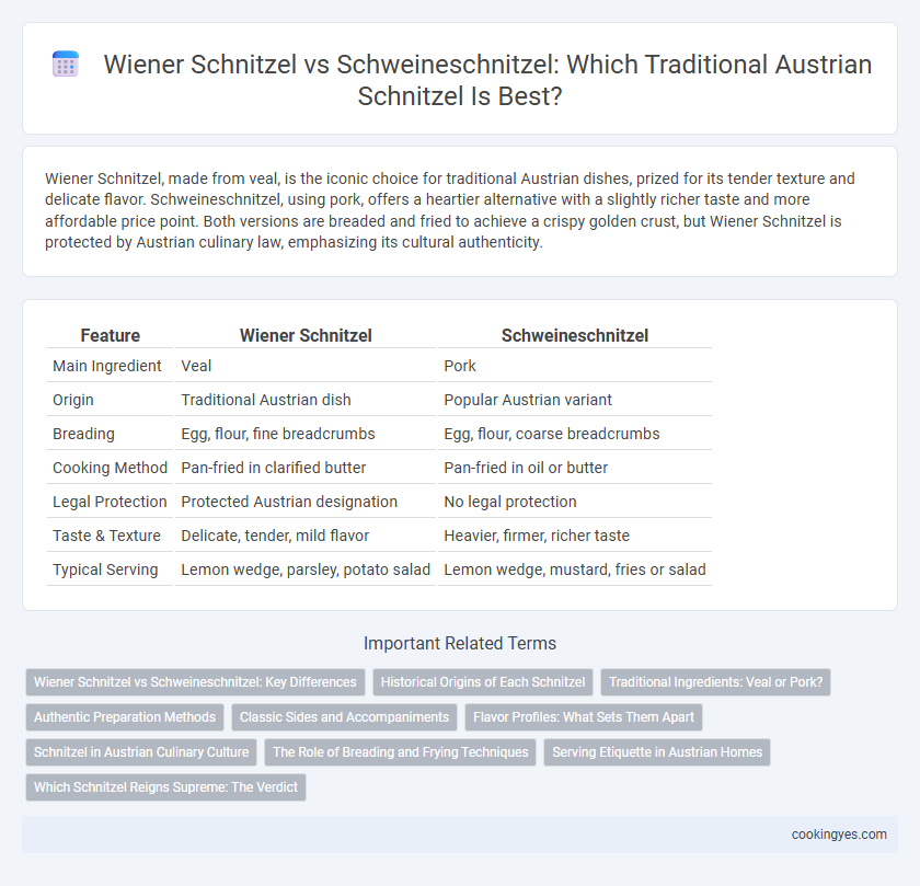 Wiener Schnitzel vs Schweineschnitzel: Which Traditional Austrian Schnitzel Is Best?