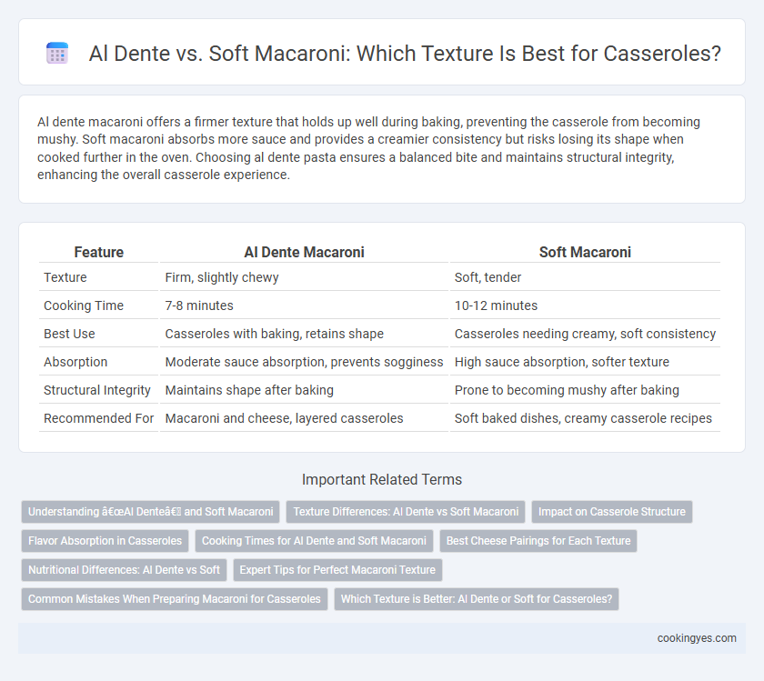 Al Dente vs. Soft Macaroni: Which Texture Is Best for Casseroles?