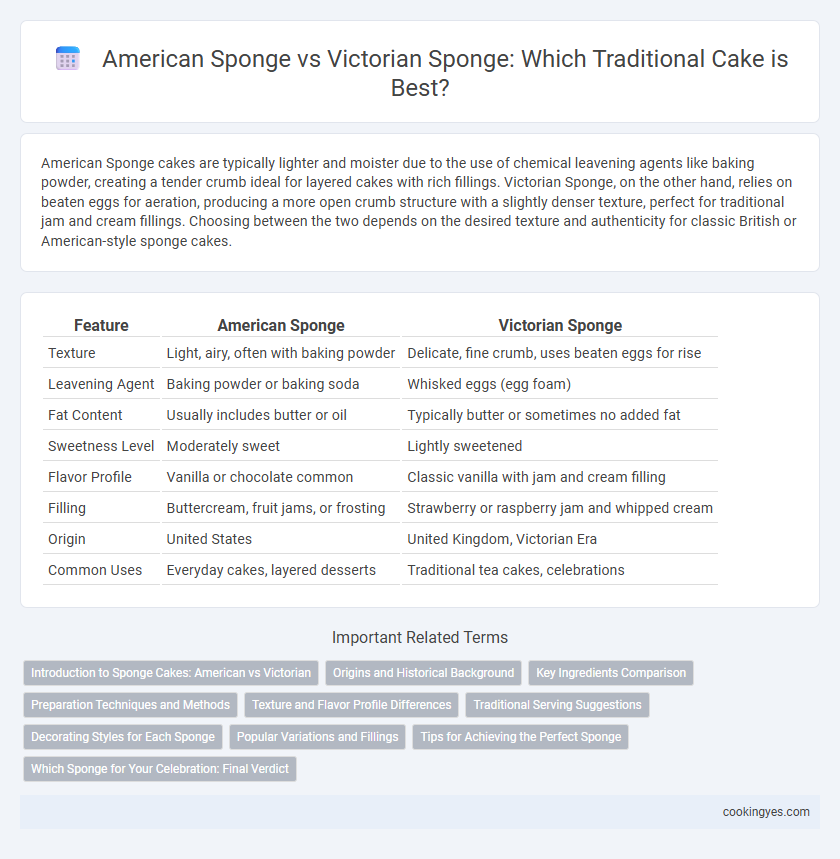 American Sponge vs Victorian Sponge: Which Traditional Cake is Best?