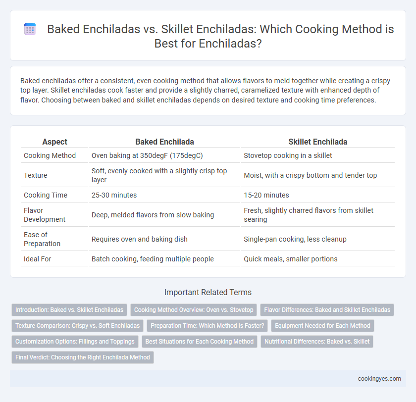 Baked Enchiladas vs. Skillet Enchiladas: Which Cooking Method is Best for Enchiladas?