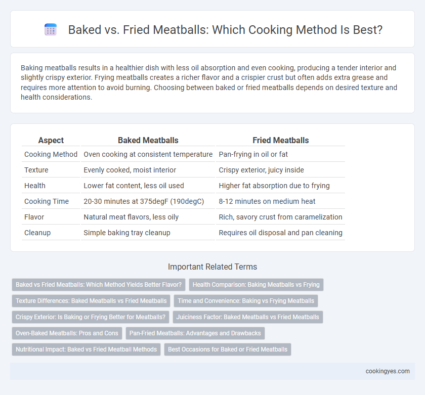 Baked vs. Fried Meatballs: Which Cooking Method Is Best?