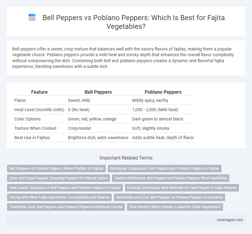Bell Peppers vs Poblano Peppers: Which Is Best for Fajita Vegetables?