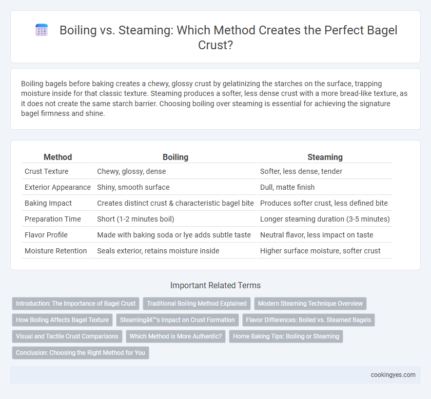 Boiling vs. Steaming: Which Method Creates the Perfect Bagel Crust?