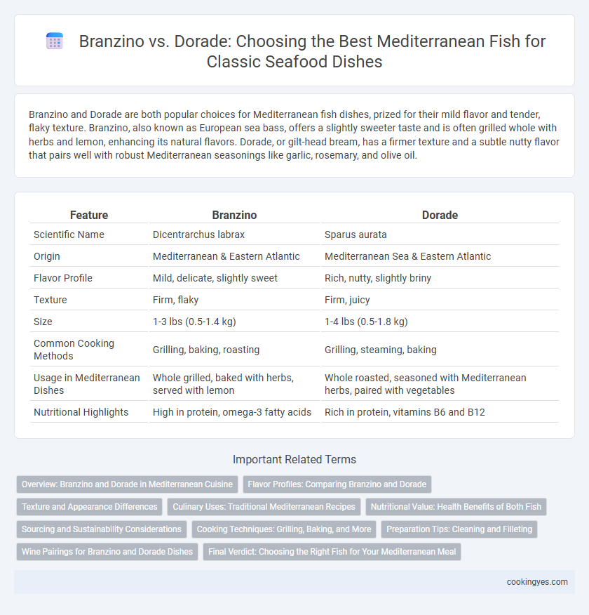 Branzino vs. Dorade: Choosing the Best Mediterranean Fish for Classic Seafood Dishes
