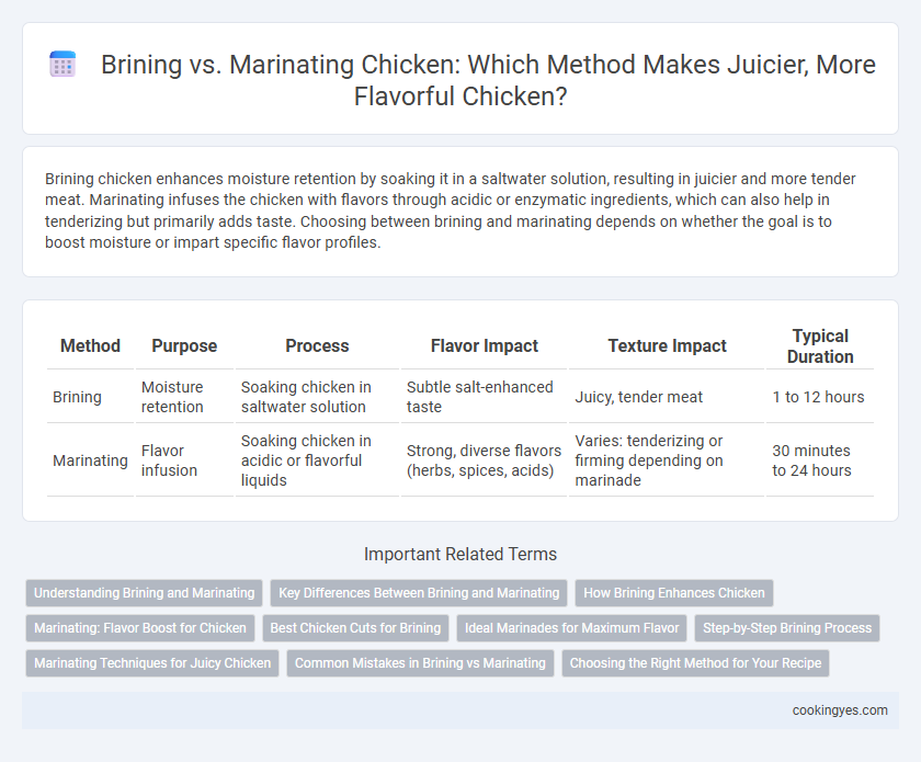 Brining vs. Marinating Chicken: Which Method Makes Juicier, More Flavorful Chicken?