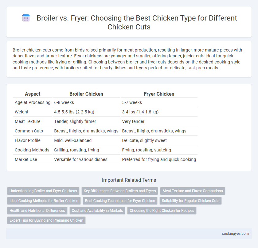 Broiler vs. Fryer: Choosing the Best Chicken Type for Different Chicken Cuts