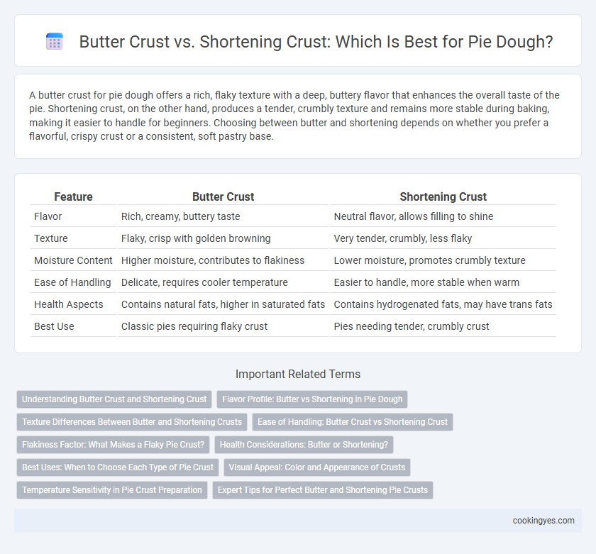 Butter Crust vs. Shortening Crust: Which Is Best for Pie Dough?